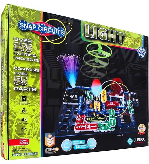 Snap Circuits LIGHT Elektronik Set 8+ Yaş Çocuklar İçin STEM