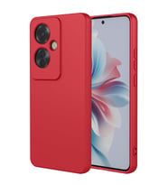 Reno 11F Kılıf First Silikon - Kırmızı