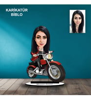 KİŞİYE ÖZEL KADIN TASARIMLI KARİKATÜR BİBLO B71