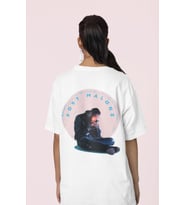 Post Malone Rapper Sırt Baskılı Unisex Oversize Şarkıcı Tişört