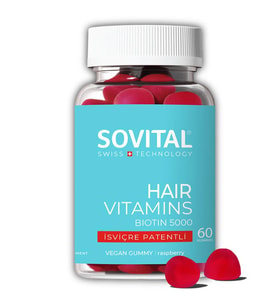 Sovital Hair Vitamins Swiss Technology 60 Vegan Gummies