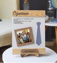 Öğretmenler Günü Ahşap Fotoğraflı Çerçeve