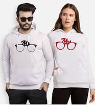 Tshirthane Mr.Mrs. Glasses Sevgili Kombinleri Kapüşonlu Kombini (Tek Ürün Fiyatıdır.)