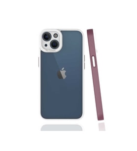 Apple iPhone 13 Uyumlu Kılıf Zore Mima Kapak (Mürdüm)