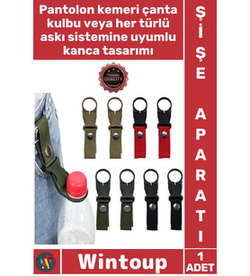 #ŞişeAparatı Kamp Doğa Seyahat Çanta Pantolon Askı Pratik Sağlam Portatif Su Şişesi Taşıma Aparatı