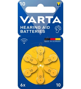 Varta 10 Numara İşitme Cihazı Pili – 1.45V Çinko Hava – Cıvasız – Orijinal Almanya Üretimi