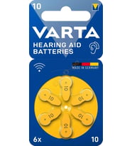 Varta 10 Numara İşitme Cihazı Pili – 1.45V Çinko Hava – Cıvasız – Orijinal Almanya Üretimi
