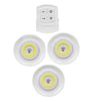 Kablosuz Uzaktan Kumandalı 3lü Led Lamba Seti