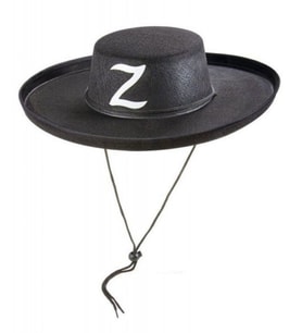 Nessiworld Z Logolu Çocuk Boy Bağcıklı Zorro Şapkası
