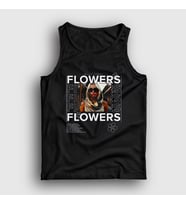 Presmono Unisex Siyah Flowers V2 Miley Cyrus Atlet 400670tt