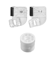 Volkswagen Transporter T5 için Cam Kriko Plastiği ve Makarası-Sol-Set