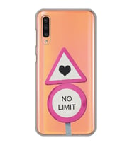 Samsung Galaxy A50 - A30S Uyumlu No Limit Tasarımlı Şeffaf Telefon Kılıfı