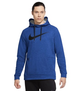 Nike Dri Fit Therma Hoodie Kapüşonlu Unısex Termal Sweatshirt Mavi