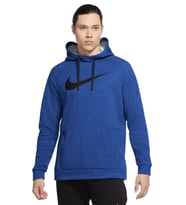 Nike Dri Fit Therma Hoodie Kapüşonlu Unısex Termal Sweatshirt Mavi