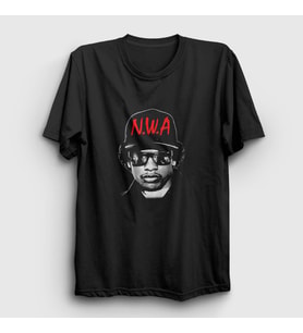 Presmono Unisex Siyah Eazy E Nwa T-Shirt 371240tt