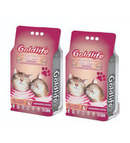 Goldlife Active Carbonlu Çiçek Kokulu Kedi Kumu 10lt.x 2 adet