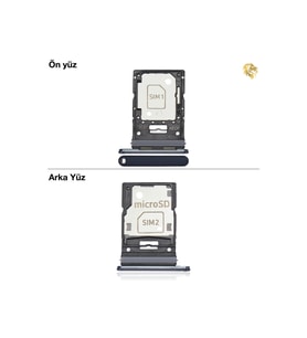 Samsung Galaxy A53 Sim İç Yuvası Çiftli Çiftli sim yuvası ikili sim tepsisi çiftli sim aparatı dual sim çekmecesi