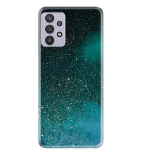 Kılıfland Samsung Galaxy A32 Kılıf Silikon Resimli Kapak Green Sky Stok 1080