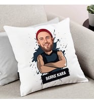 Kişiye Özel Cool Erkek Karikatürlü Yastık
