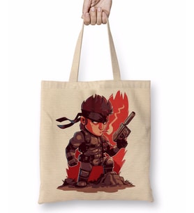 Solid Snake Bez Çanta Uzun Saplı