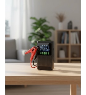 Şarjlı Araç Akü Takviyeli Hava Pompası Powerbank Özellikli