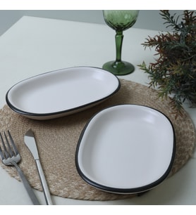Keramika Simply Hitit Kayık Tabak 22 Cm 2 Adet 19985