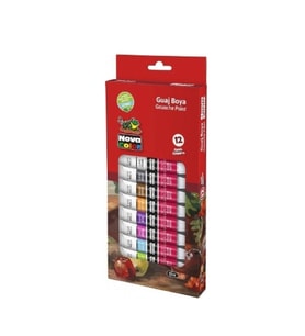 NOVA COLOR NC-781 12 'Lİ TÜP GUAJ BOYA 12 ML
