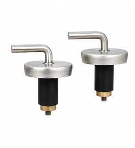 2PCS ÜSTTEN SIKMALI METAL KLOZET KAPAK MENTEŞESİ VİDASI (5343)