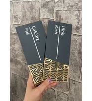 Luxury Mat Antrasit Seri İtiniz Çekiniz Yönlendirme Seti