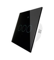 CATA CT-4025 WİFİ AKILLI ANAHTAR  SİYAH KASA  3 LÜ 