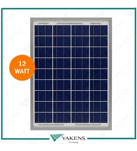 12W Watt Polikristal Güneş Paneli Lexron