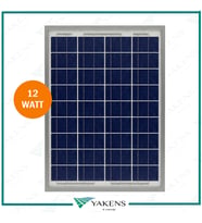 12W Watt Polikristal Güneş Paneli Lexron