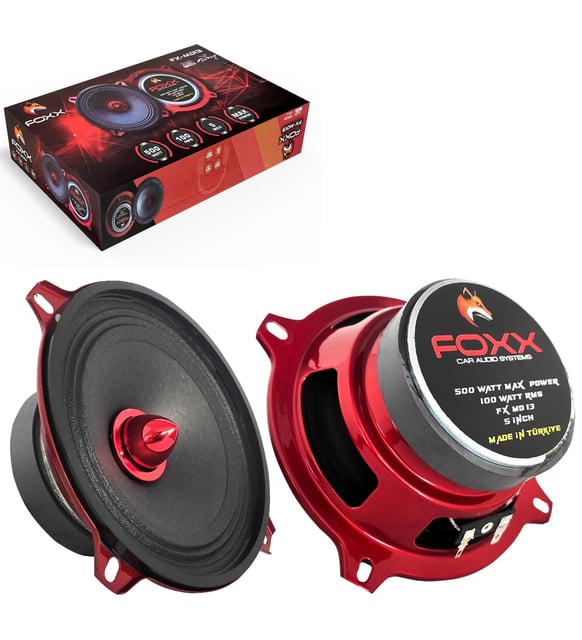 Foxx Fx-md13 Oto Midrange 13cm 500 Watt 2 Adet
