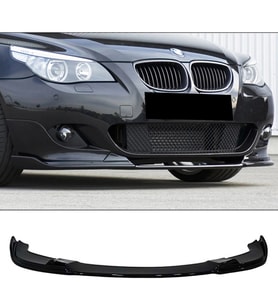 Bmw E60 M Technic Ön Lip Parlak Siyah Plastik Ön Ek Karlık 2003 2004 2005 2006 2007 2008 2009 2010 karlık+bodykit+ek