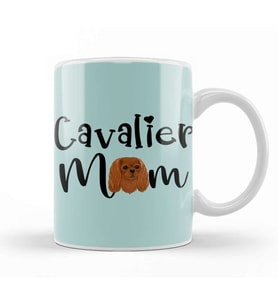 Ruby Cavalier King Charles Spaniel Mom Kupa Bardak Porselen