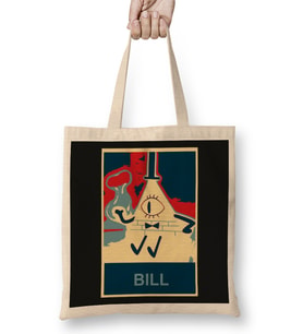 Gravity Falls Bill Cipher Bez Çanta Uzun Saplı