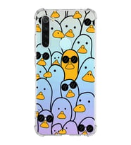 Xiaomi Redmi Note 8 Köşe Korumalı Antişok Kapak Duck Tasarımlı Şeffaf Silikon Kılıf