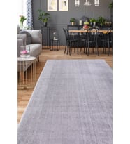 Dijidekor Peluş Halı Açık Gri Cool Yıkanabilir Post Kesme Yolluk Kilim Salon Halısı Modelleri