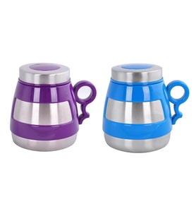 Andoutdoor AND431 İçi Dışı Çelik Plastik Desenli Kupa Mug-STD