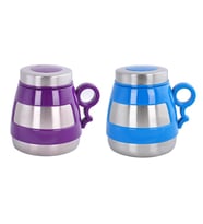 Andoutdoor AND431 İçi Dışı Çelik Plastik Desenli Kupa Mug-STD