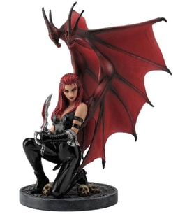 Dekoratif Savaş Meleği Biblo – Wise Veronese Poliresin Melek Figürü 20,5 cm