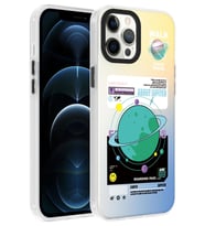 Apple iPhone 12 Pro Max Kılıf Desenli Dragon Sert Kılıf Gezegen