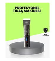Mey İthalat® Şarjlı Saç Kesme Makinesi – 4 Taraklı, 2 Kademeli Güç Ayarı, Uzun Pil Ömrü