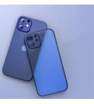 Iphone 13 PRO Uyumlu 0,2 Mm Pp Buzlu Ultra Ince Sert Silikon Kamera Korumalı Kılıf