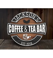 BK Gift Kişiye Özel Tasarım Yuvarlak Ahşap Bar Tabelası 35cm, Home Bar Tabela, Rustik Ev Dekorasyonu, Arkadaşa Hediye-2