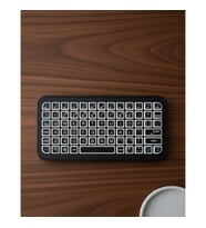 Mey İthalat® Bluetooth 5.2 Destekli Kablosuz Mini RGB Klavye Ultra İnce