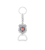 Beşiktaş Resmi Lisanslı Logo Tasarım Açacaklı Anahtarlık, Hediyelik Arma Anahtarlık (Siyah & Beyaz)