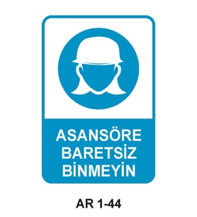 İŞ GÜVENLİĞİ UYARI LEVHASI 1 ADET PVC 21 X 29CM
