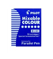 Pilot Parallel Pen Orjinal Kartuş Mavi (6 Adet) (Çok Renkli)