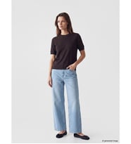 LCW Modest İndigo Barrel Fit Kadın Jean Pantolon